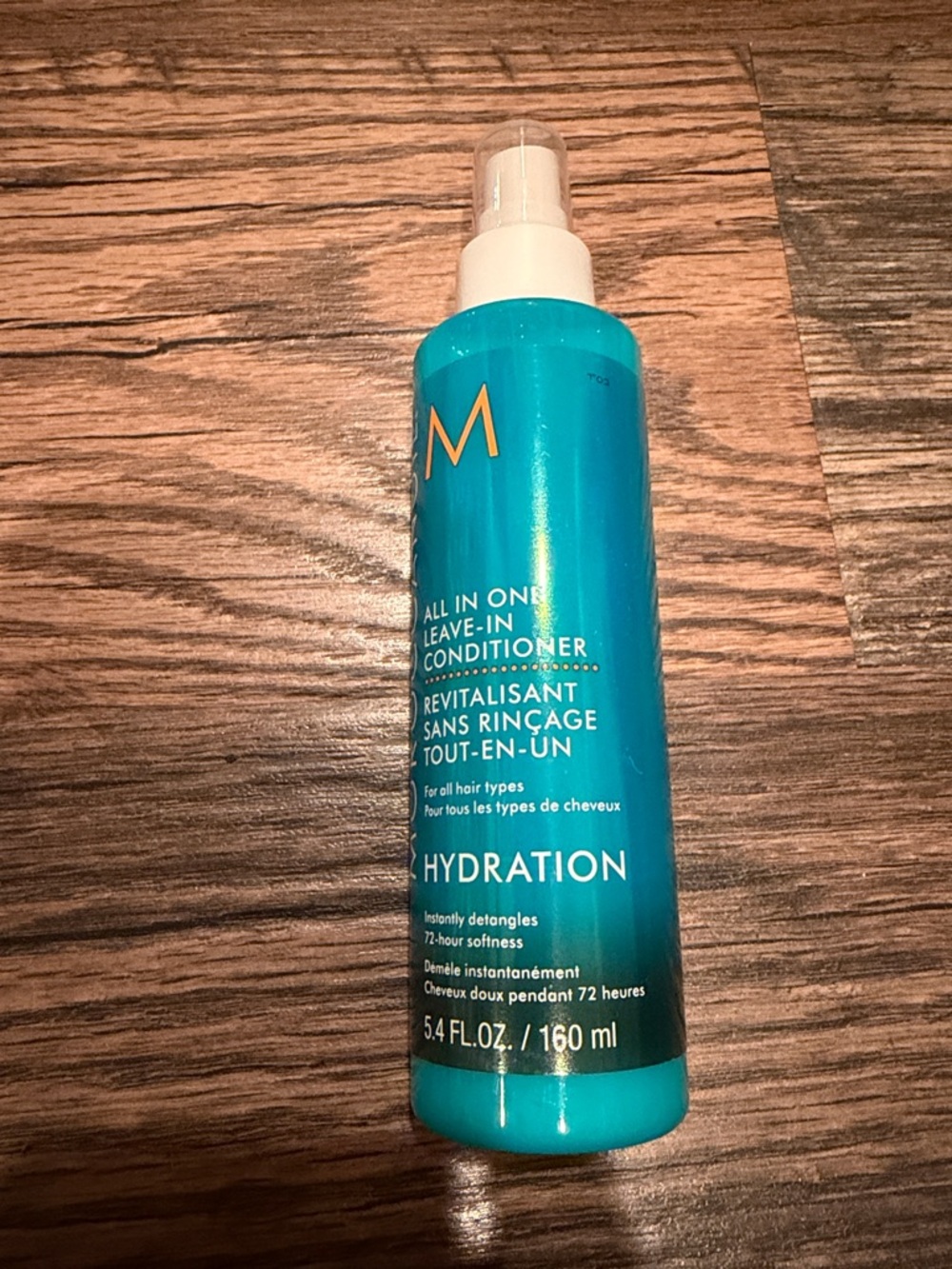 Moroccanoil Hydration Leave-In Spray Bottle - Teal and White